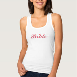 Bride Custom Name Bridal Shower Bachelorette Top タンクトップ