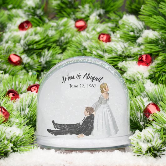 Bride Dragging the Reluctant Groom (クリスマス)