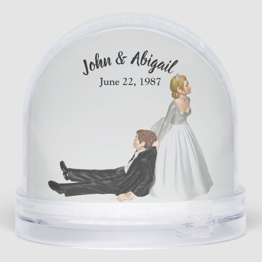 Bride Dragging the Reluctant Groom (裏面)