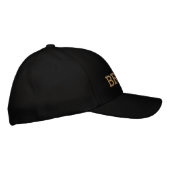 BRIDE embroidered baseball cap gold / black 刺繍入りキャップ (右)