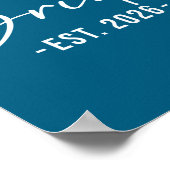 Bride est 2026 matching getting ready bride groom ポスター (角)