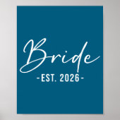 Bride est 2026 matching getting ready bride groom ポスター (正面)