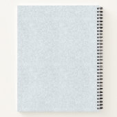 BRIDE Faux Glitter Varsity Engagement Bridal ノートブック (裏面)