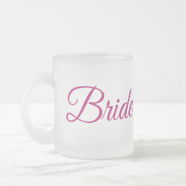 Bride Frosted Glass Mug フロストグラスマグカップ