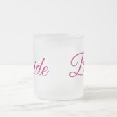 Bride Frosted Glass Mug フロストグラスマグカップ (中央)