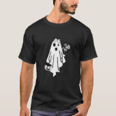 Bride Ghost  Halloween Costume Scary Pumpkin Lamp Tシャツ (正面)
