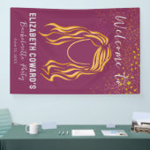 Bride Girl Bachelorette Party Sign Banner 横断幕 (トレードショー)
