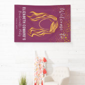 Bride Girl Bachelorette Party Sign Banner 横断幕 (インサイチュ)