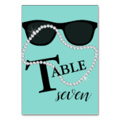 BRIDE GLAMダイアモンド祝シャワーティアラパーティー テーブルナンバー (正面)