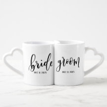BRIDE + GROOMハートマグセット