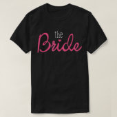 Bride Groom s Matching Couple Funny Wedding Squad  Tシャツ (デザイン正面)