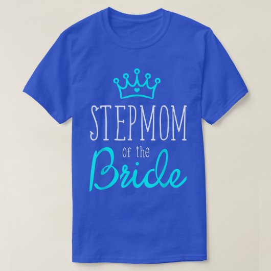 Bride Groom Shirts Stepmom of The Bride Wedding Sq Tシャツ (デザイン正面)