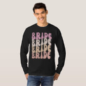 Bride I Do Crew Retro Bachelorette Party Bride Bri Tシャツ (正面フル)