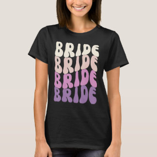 Bride I Do Crew Retro Bachelorette Party Bride Bri Tシャツ