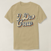 Bride I Do Crew Retro Bachelorette Party Bride Bri Tシャツ (デザイン正面)