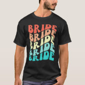 Bride I Do Crew Retro Bachelorette Party Bridesmai Tシャツ (正面)