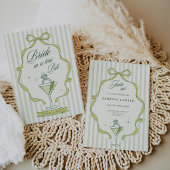 Bride in a Tini Bit Bachelorette Invitation 招待状