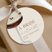 Bride In A Tini Bit Expresso Martini Bridal Shower フェイバータグ