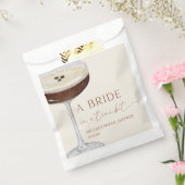 Bride In A Tini Bit Expresso Martini Bridal Shower フェイバーバッグ (封をした状態)