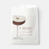 Bride In A Tini Bit Expresso Martini Bridal Shower フェイバーバッグ (正面)