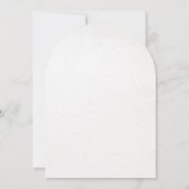 Bride in Bloom Hydrangea Bridal Shower 招待状 (裏面)