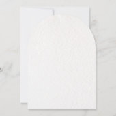 Bride in Bloom Peach Blush Bridal Shower 招待状 (裏面)