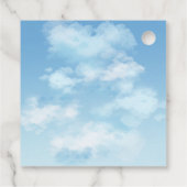 Bride Is On Cloud Nine Bridal Shower フェイバータグ (裏面)