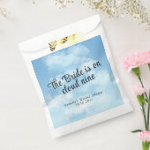 Bride Is On Cloud Nine Bridal Shower フェイバーバッグ (封をした状態)