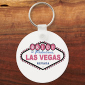BRIDE of Fabulous Las Vegas Pink Keychain キーホルダー (正面)