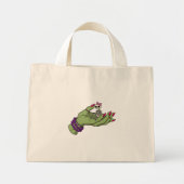 Bride of Frankenstein Hand with Skeleton Bow ミニトートバッグ (正面)