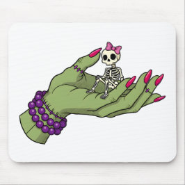 Bride of Frankenstein Hand with Skeleton Bow | Got マウスパッド