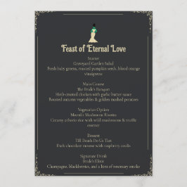 Bride of Frankenstein Wedding Menu | Gothic メニュー