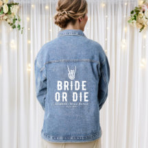 Bride or Die スケルトン パーソナライズド ブライダルシャワー