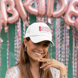 Bride Personalized Bachelorette Party キャップ<br><div class="desc">Celebrate the bride in style with this modern and personalized trucker hat featuring bold "BRIDE" typography and a custom line for your bachelorette crew. Whether you're heading to Miami or planning a beach bash, this fun and functional hat is perfect for bridal parties on the go. Lightweight, breathable, and totally...</div>