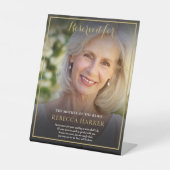 Bride Photos救の母席を予約結婚済み 台座サイン (正面)