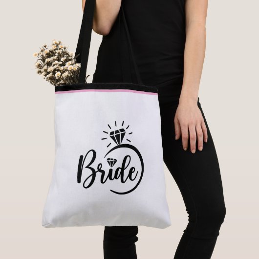 Bride Print Tote Bag トートバッグ (クローズアップ)