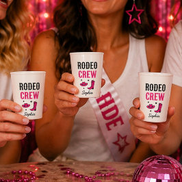 Bride’s Last Rodeo Bachelorette Party Matching 紙コップ