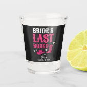Bride’s Last Rodeo Western Bachelorette Favor ショットグラス (正面)
