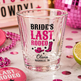 Bride’s Last Rodeo Western Bachelorette Favor ショットグラス