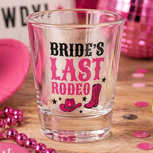 Bride’s Last Rodeo Western Bachelorette Favor ショットグラス