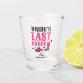 Bride’s Last Rodeo Western Bachelorette Favor ショットグラス (正面)