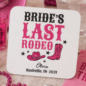 Bride’s Last Rodeo Western Bachelorette Favor スクエアシール