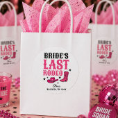 Bride’s Last Rodeo Western Bachelorette Favor ラウンドシール
