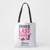 Bride’s Last Rodeo Western Bachelorette Party   トートバッグ (正面)