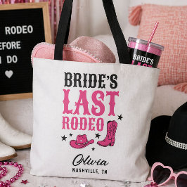 Bride’s Last Rodeo Western Bachelorette Party   トートバッグ