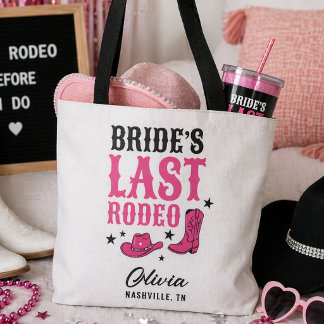 Bride’s Last Rodeo Western Bachelorette Party   トートバッグ