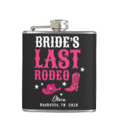 Bride’s Last Rodeo Western Bachelorette Party フラスク (正面)