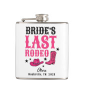 Bride’s Last Rodeo Western Bachelorette Party フラスク (正面)