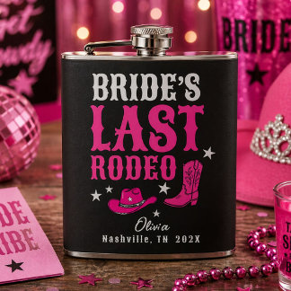 Bride’s Last Rodeo Western Bachelorette Party フラスク