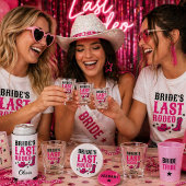 Bride’s Last Rodeo Western Bachelorette Party 缶バッジ